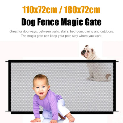 Pet Dog Barrier Fences  Folding Breathable Nylon Mesh  2 Sizes
