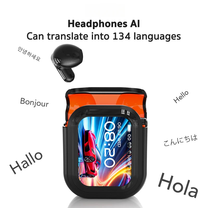 2026 New Bluetooth 6.0 Wireless Headset Translation Headset Waterproof