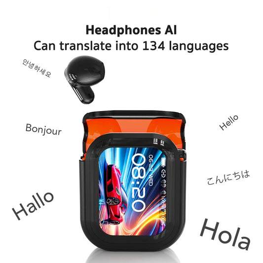 2026 New Bluetooth 6.0 Wireless Headset Translation Headset Waterproof
