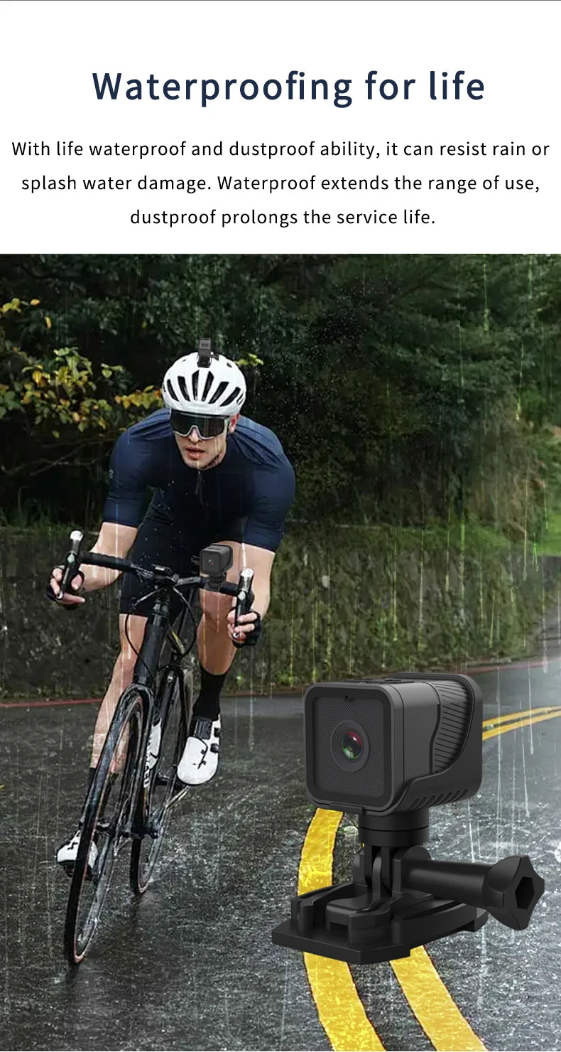 Mini Action Camera HD 1080P Outdoor Video Audio Recorder Dash Cam