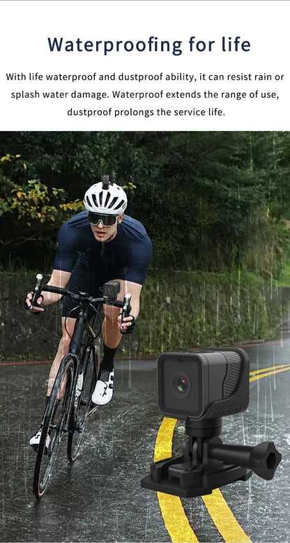 Mini Action Camera HD 1080P Outdoor Video Audio Recorder Dash Cam