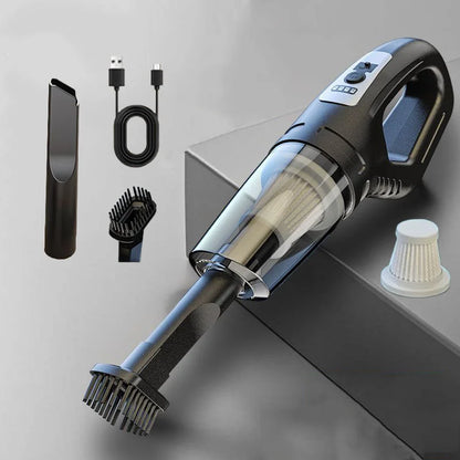 120W Portable Car Vacuum Cleaner USB Charging Handheld Cordless Vacuum