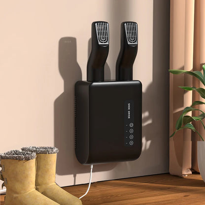 Electric Shoes Dryer Deodorizer with Heat Dehumidifier Device Foot Warmer Heater