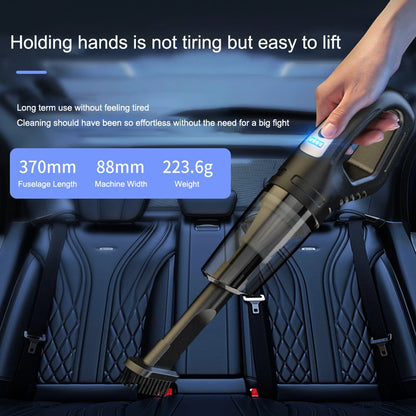 120W Portable Car Vacuum Cleaner USB Charging Handheld Cordless Vacuum