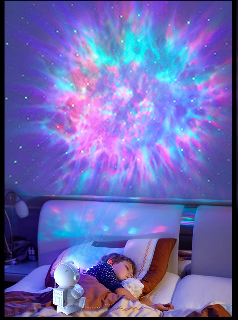 Astronaut LED Night Light Galaxy Star Projector Bluetooth Speaker Remote Control Timer 360° Adjustable Angle
