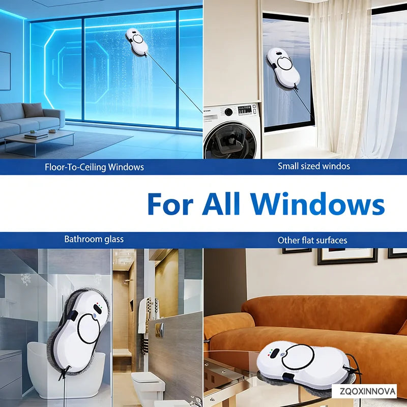 UPS Smart Robot Window Cleaner Vacuum Auto Clean Glass Windows Washer