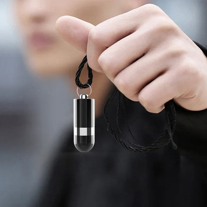 Mini Voice Recorder Digital Device with key ring & necklace