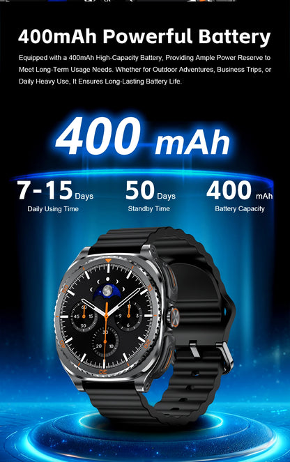 New watch earphones 2-in-1 smartwatch, Health monitoring device, wireless calling, 100+sports mode male and female smartwatches