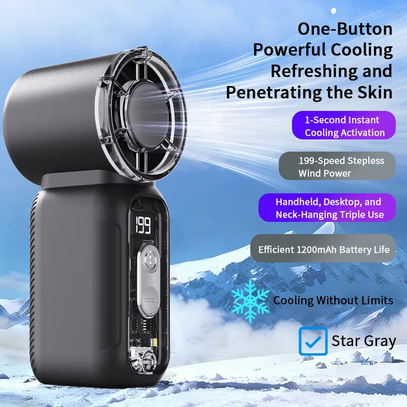 Best Selling Summer Super Mini Rechargeable Handheld High Speed Fan Powerful Wind