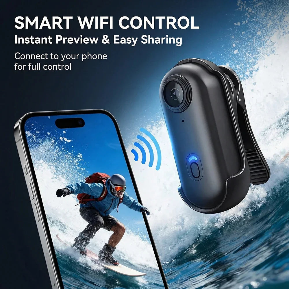 4K HD  Mini Recorder Finger WIFI Action Camera Lightweight