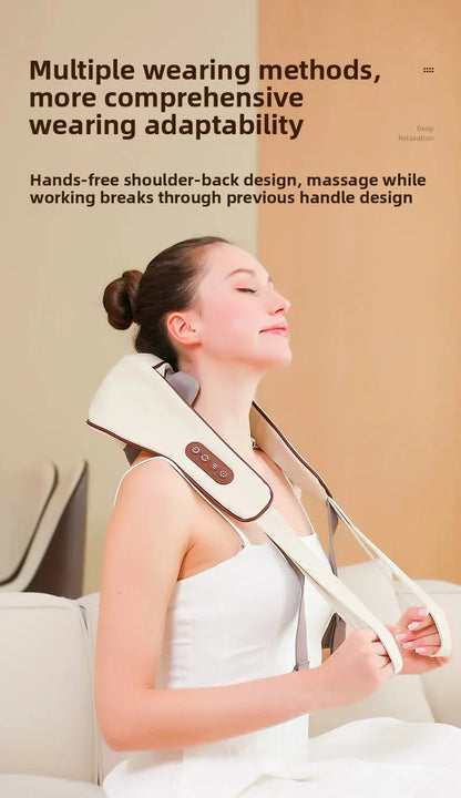 New USB U-Shape Neck and shoulder Shiatsu Cordless Massager