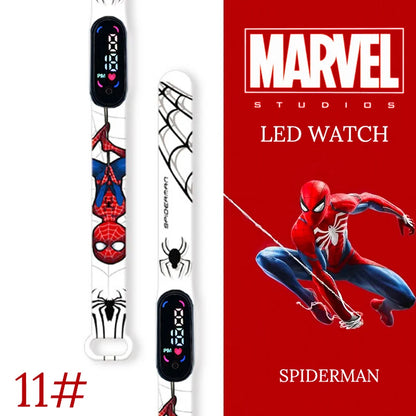 New Spiderman Kid's Waterproof Watches  Digital Watch Boys LED Clock