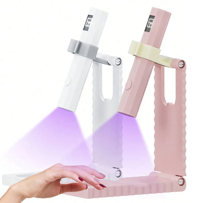 Portable Handheld UV Light lamp for Gel Nails  Rechargeable