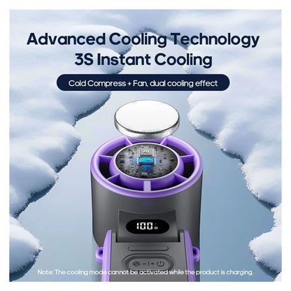 Portable High Speed Handheld Fan 3600mAh Rechargeable 100 Wind Speeds