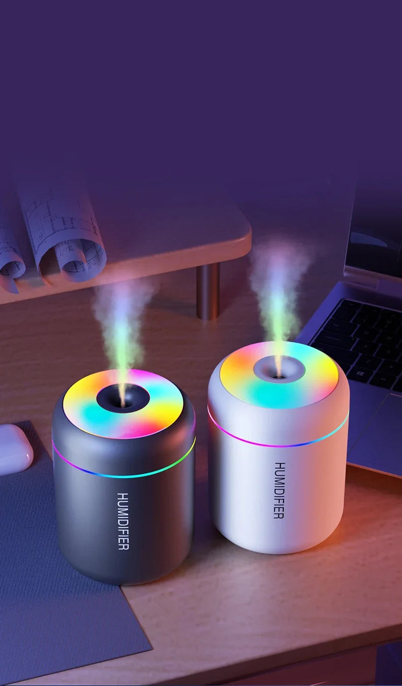 Mini light Air Humidifier USB Electric Aroma Diffuser Essential Oil Purifier