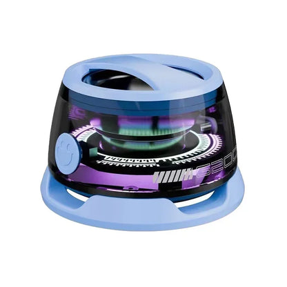 Portable Magnetic Bluetooth Speaker  with RGB Color Light and Phone Holder for IOS