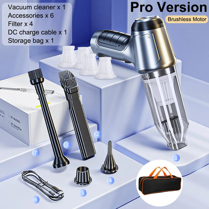 Mini Portable wireless Car Vacuum Cleaner Powerful 95000PA Strong Suction
