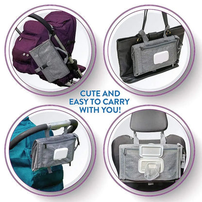 High Quality Portable Baby Changing Pad with Pockets Waterproof Travel Diaper Changing Station Kit