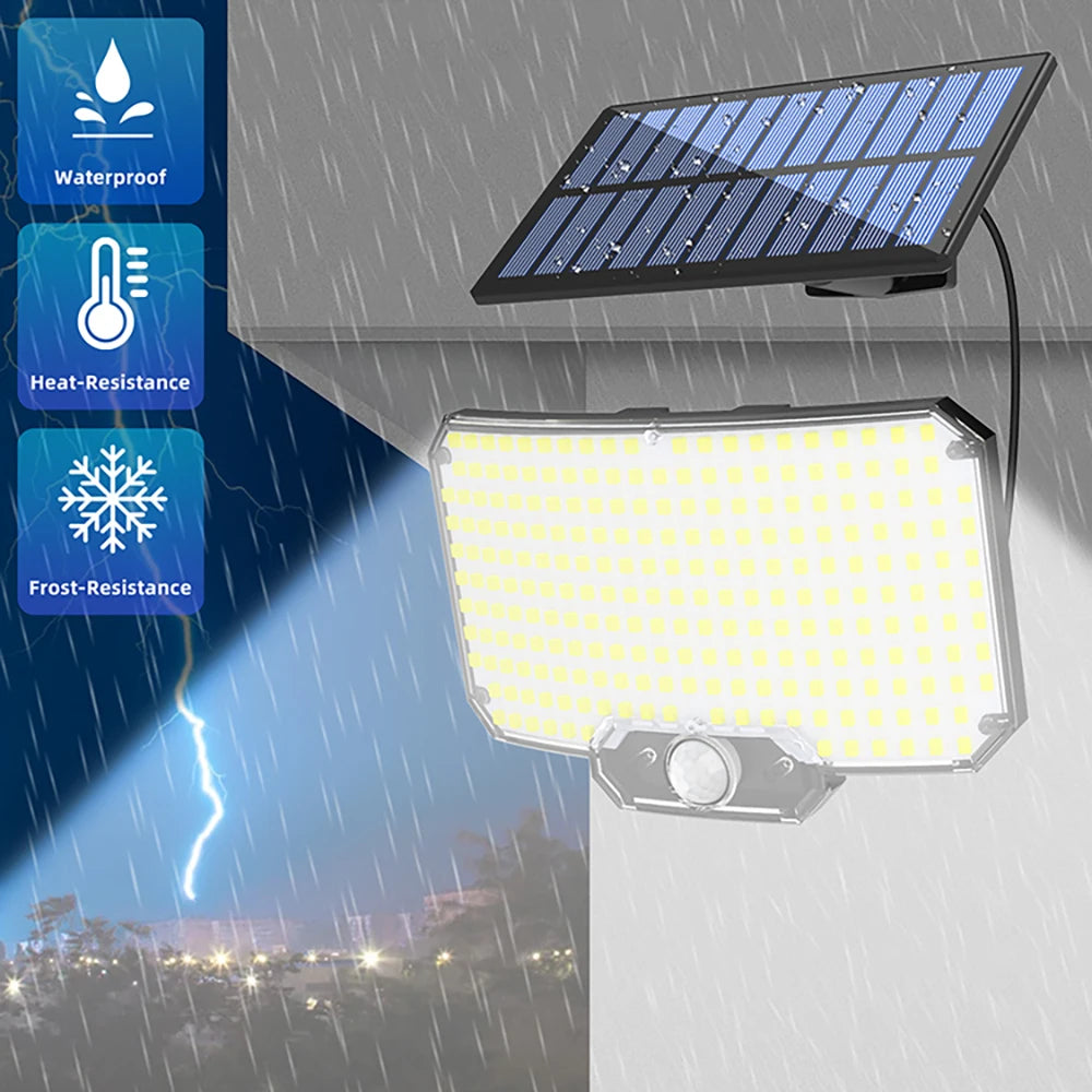 Waterproof Solar Outdoor security  Lights Motion Sensor