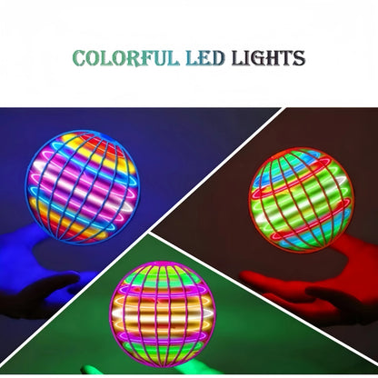 Flying Ball Spinner Boomerang Flyorb Magic With LED Lights Drone Hover Fly Ball Stress Release Fidget Toys Kids Christmas Gifts