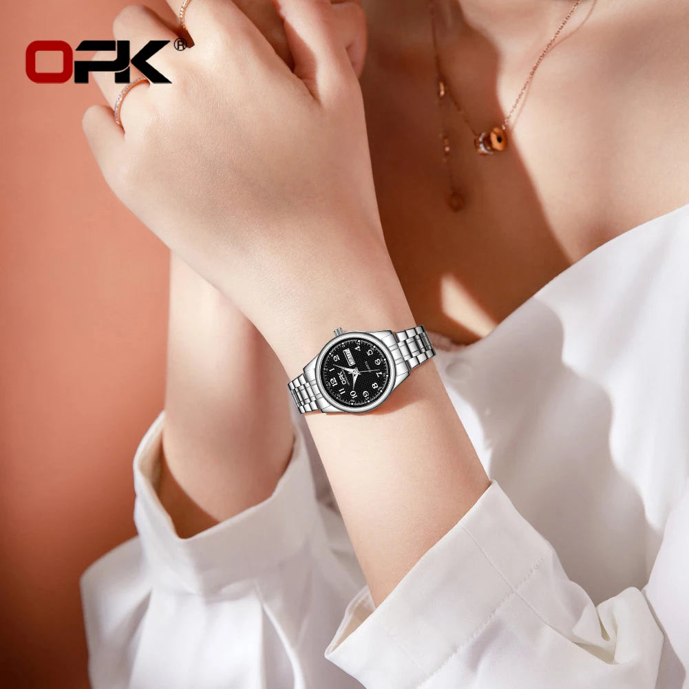 Watch For Women Quartz Watch Waterproof Classic Luxury Brand Stainless Steel Strap