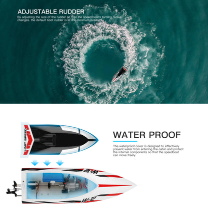 High Speed Racing Speedboat Toy For Children or Adults -Remote Control 55KM/H 35KM/H