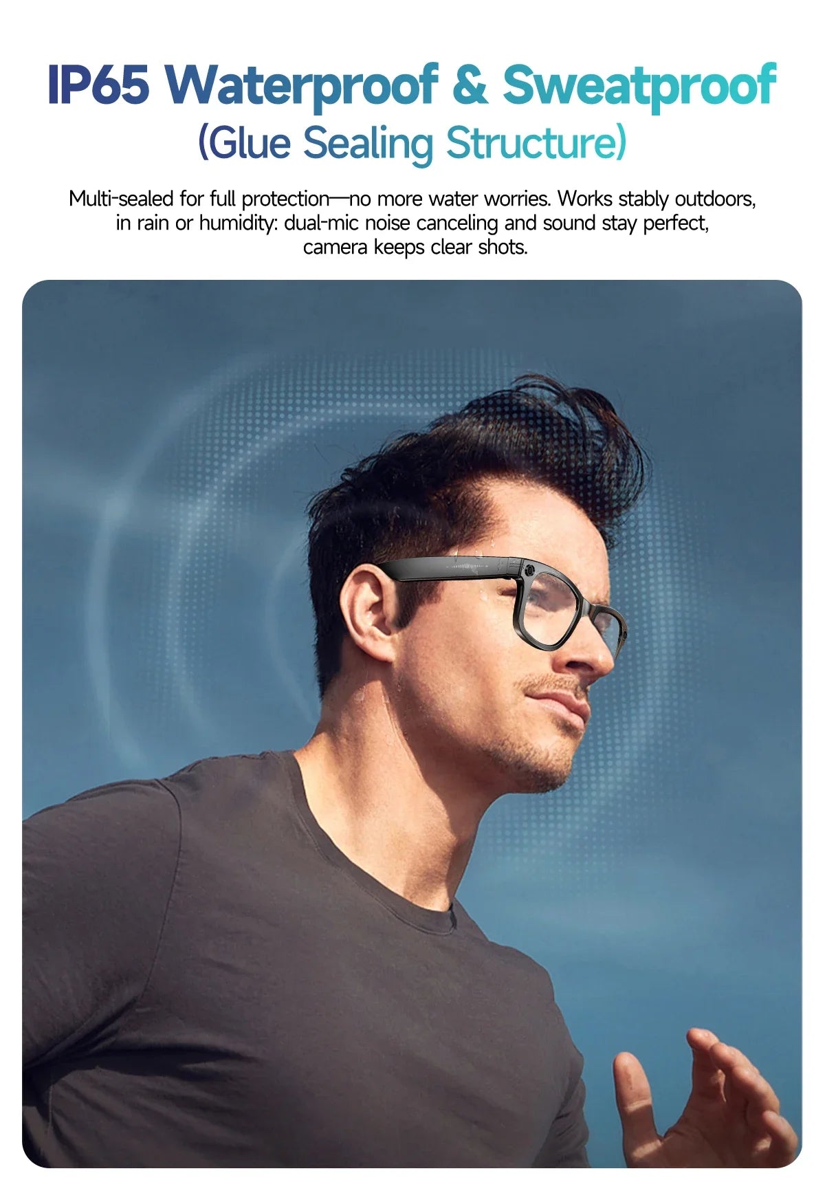 TOP 1 Meta AI Smart Glasses 13MP Camera Video Recording 100+ Languages Translation Sunglasses