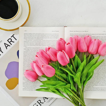 Artificial Tulip Real Touch Flower (10/30 PCS)