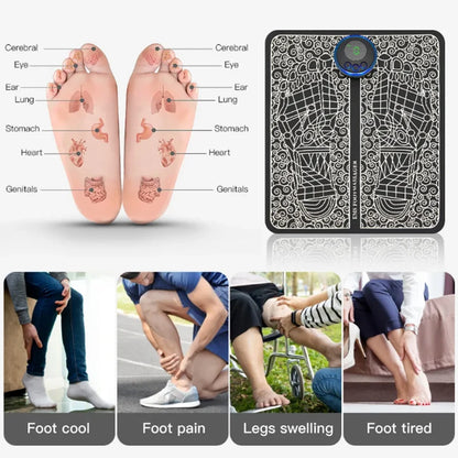 Electric Foot Massager Pad Muscle Massage Relaxation / Remote control/ Massage patch