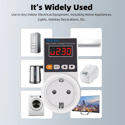 Automatic Voltage Protector Socket AC 220V 16A