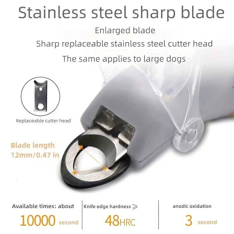 LED Pet Nail Clipper For Easy And Safe Grooming with lights