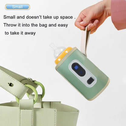 Portable Baby Bottle Insulation Sleeve, Baby Milk Insulation Device with LCD Screen, USB connection & 5  temperature mode