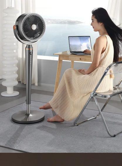 Smart Voice Control Fan with Aromatherapy Energy Saving Pure Copper Motor Air Circulator