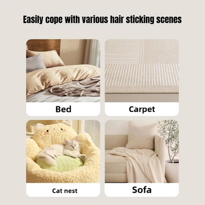 Long Handle Pet Hair Remover Brush Static  Hair Cleaner for Carpets