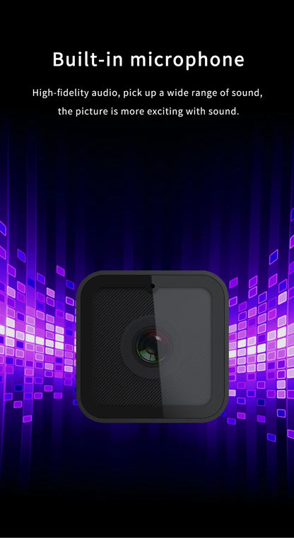 Mini Action Camera HD 1080P Outdoor Video Audio Recorder Dash Cam