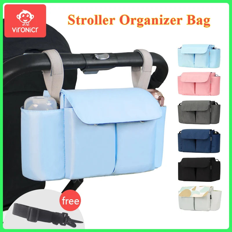 Large Capacity Travel Hanging Bag- Bottle Holder - Diaper Bag