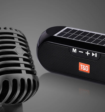 Solar Portable Radio FM  Wireless Bluetooth Speaker Music Sound Box Subwoofer Bass
