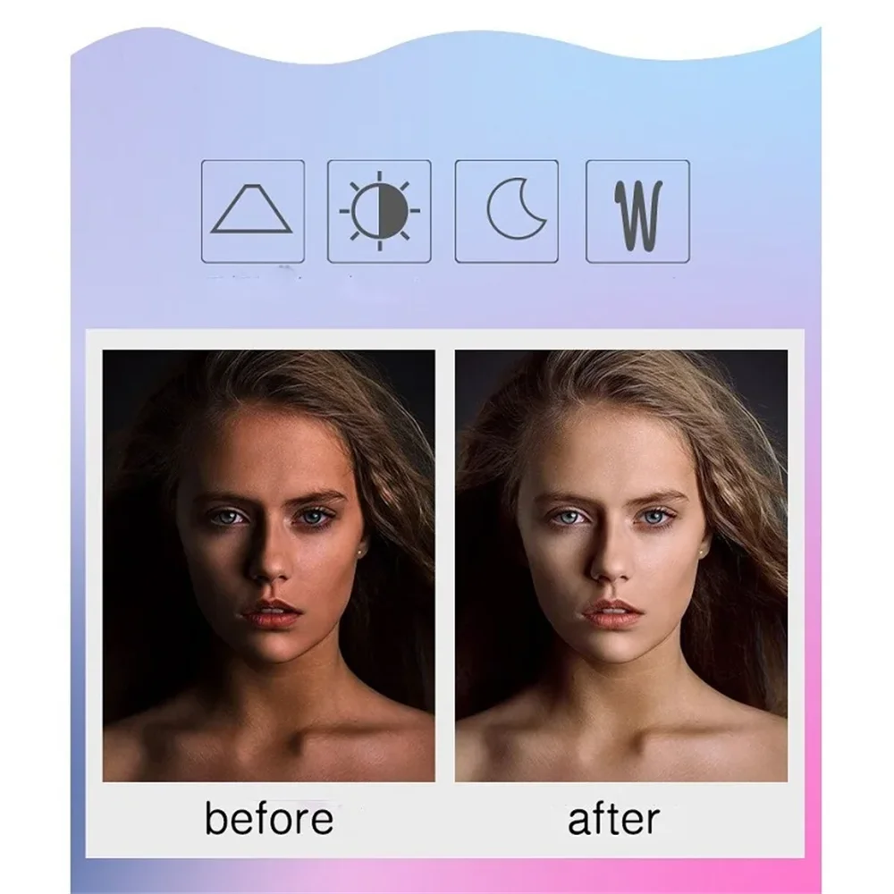 Portable Soft Natural LED Light Mobile Phone Mini Selfie Fill Light