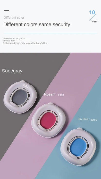 3 in 1 Travel Toilet Seat Foldable Children Potty with Bags