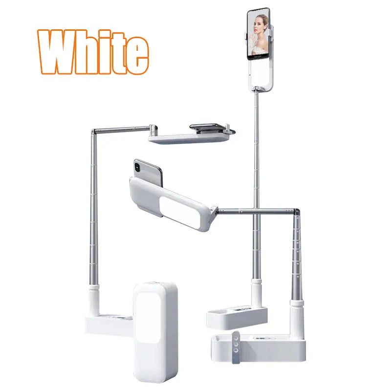 Multifunction Mobile Phone Holder Can Be Bent & Telescopic with light & remote control