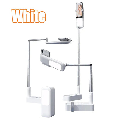 Multifunction Mobile Phone Holder Can Be Bent & Telescopic with light & remote control