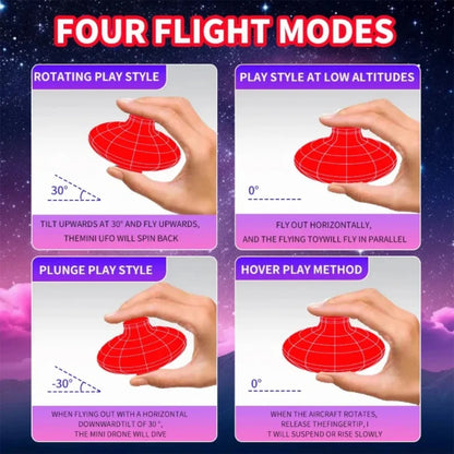 Flying Ball Toys Magic Ball Flying Spinner Mini UFO Fingertip Drone Aircraft
