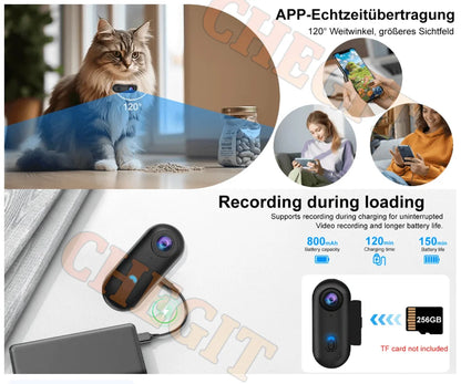 4K HD  Mini Recorder Finger WIFI Action Camera Lightweight