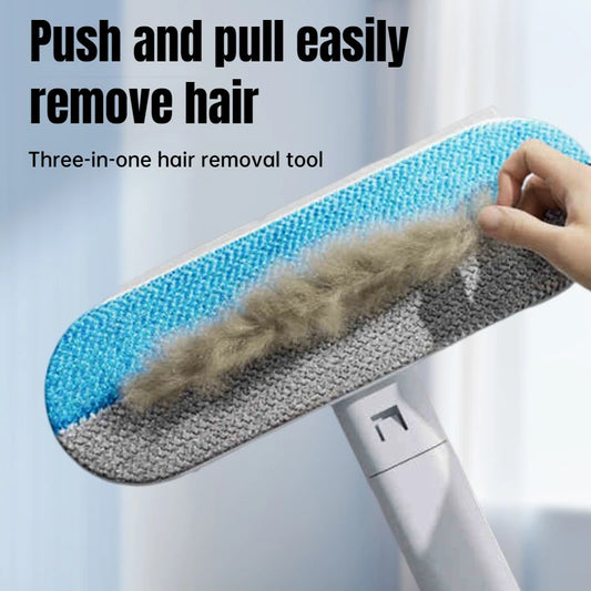 Long Handle Pet Hair Remover Brush Static  Hair Cleaner for Carpets