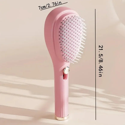 Retractable Hair Comb-Anti-Static Scalp Massaging & Detangling Brush for All Hair Types