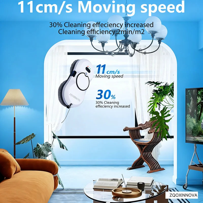 UPS Smart Robot Window Cleaner Vacuum Auto Clean Glass Windows Washer