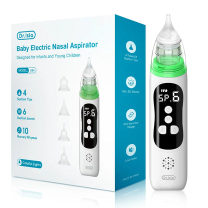 MAMIJOY Baby Electric Nasal Aspirator Nose Suction - Painless silicone material