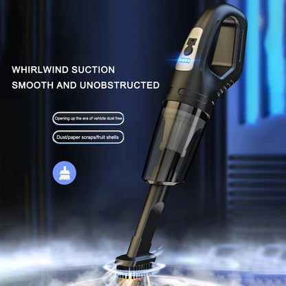 120W Portable Car Vacuum Cleaner USB Charging Handheld Cordless Vacuum