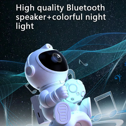 Astronaut LED Night Light Galaxy Star Projector Bluetooth Speaker Remote Control Timer 360° Adjustable Angle