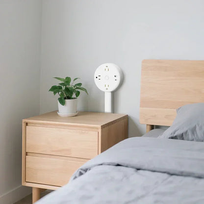 Power Outlets Adjustable Extender Rotates Electrical Outlet